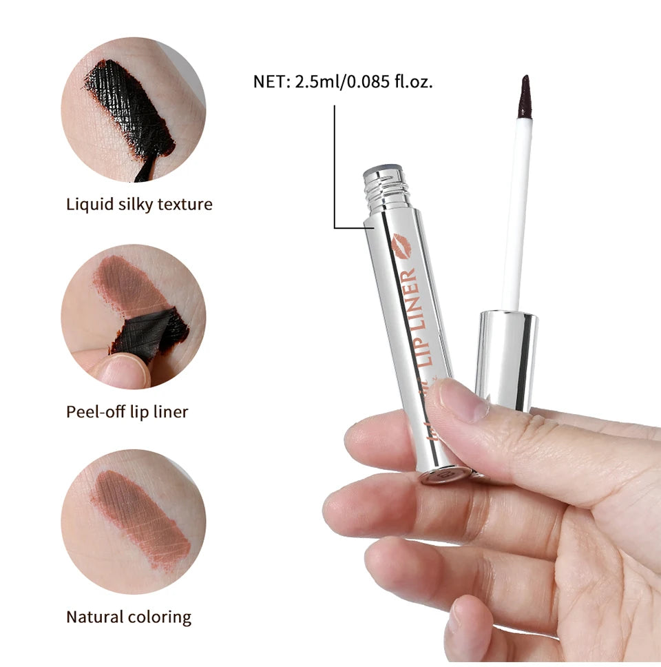 Peel Off Lip Liner Tattoo Lip Stain Waterproof Smudge Proof Liner