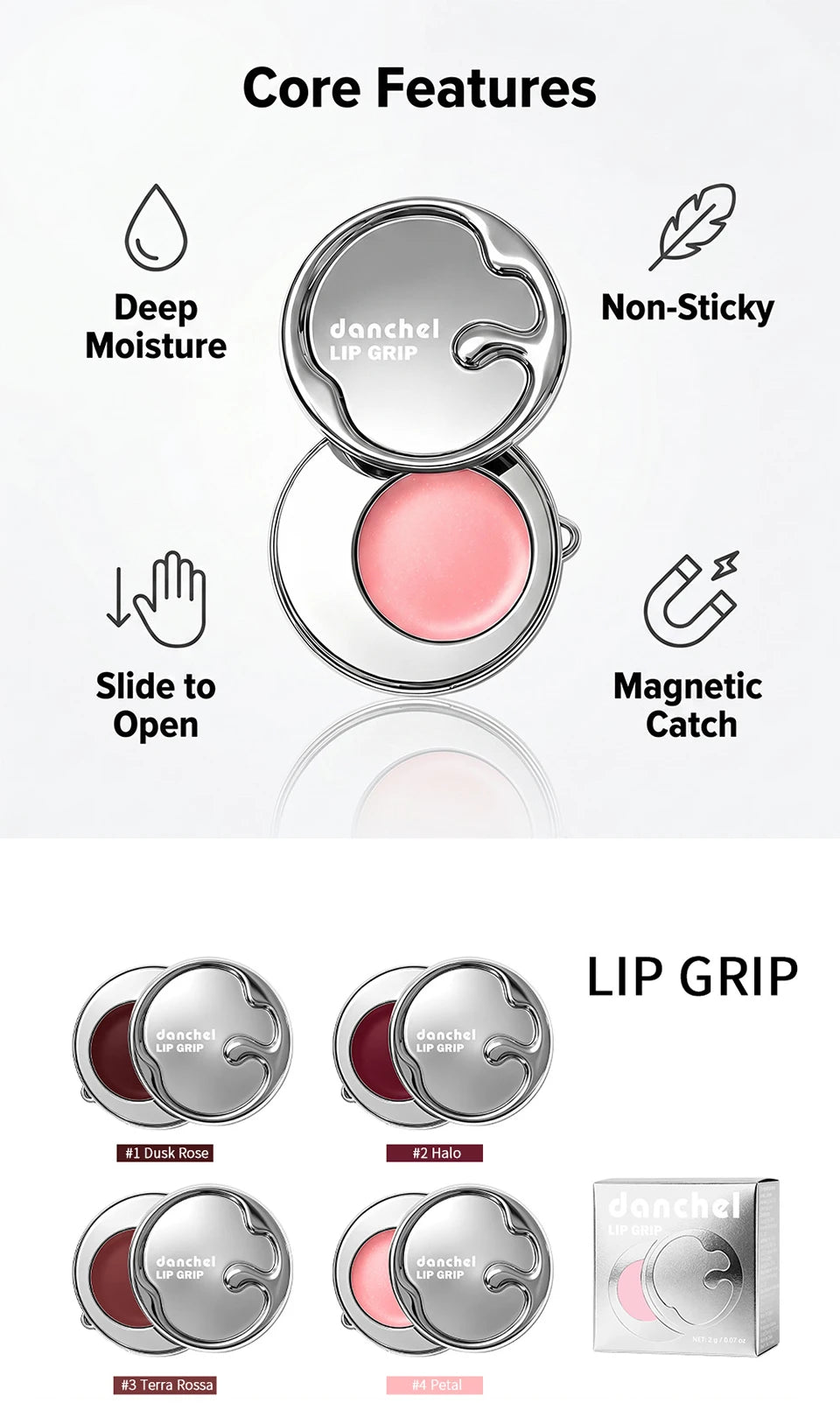 Magnetic Lip and Cheek Cream Nourishing Tinted Blush Balm
