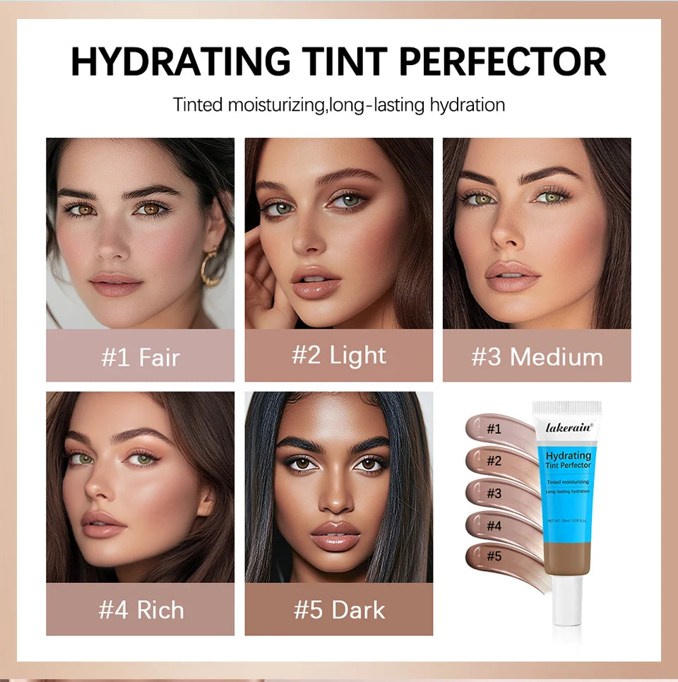 Hydrating Liquid Foundation and Tinted Moisturizing Face Cream