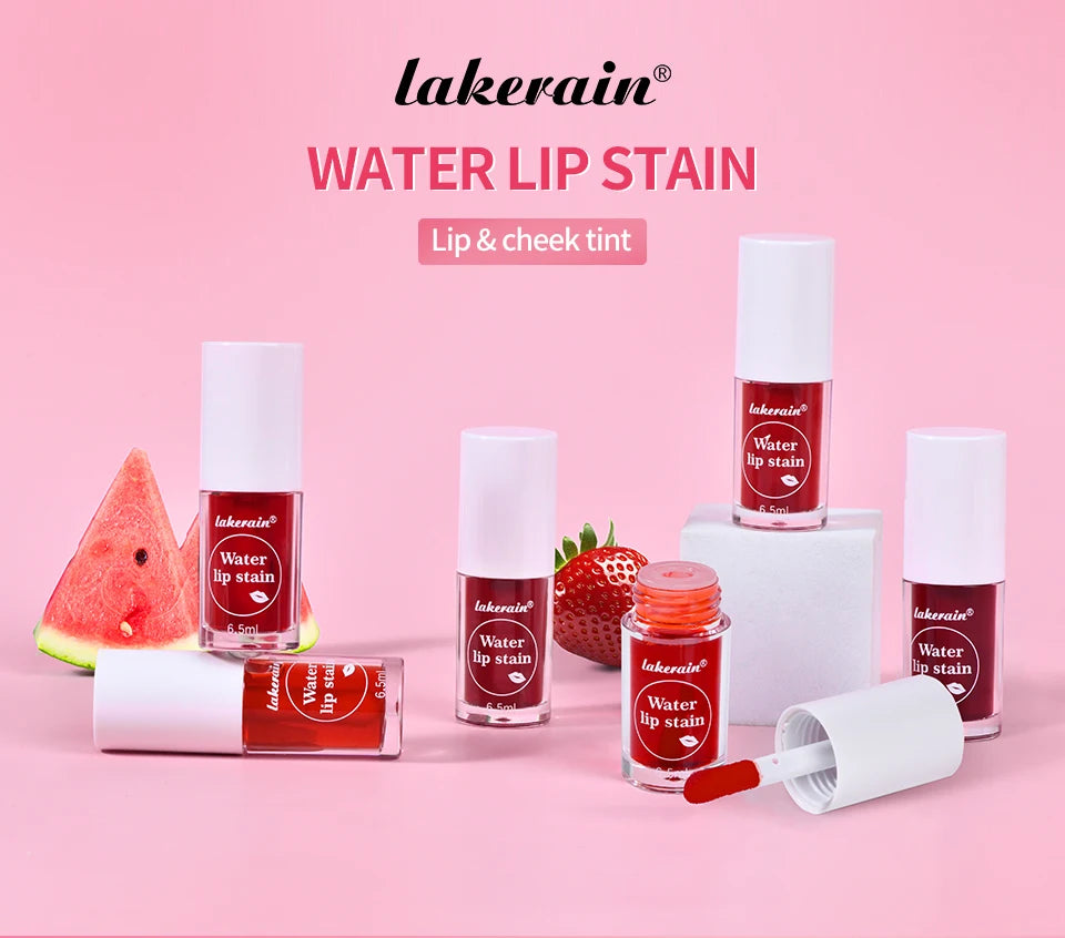 Water Lip Stain and Liquid Blush Long Lasting Tint