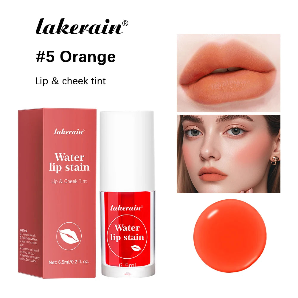 Water Lip Stain and Liquid Blush Long Lasting Tint
