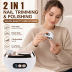 Electric Nail Clipper and Trimmer 2 in 1 Automatic Nail Grinder