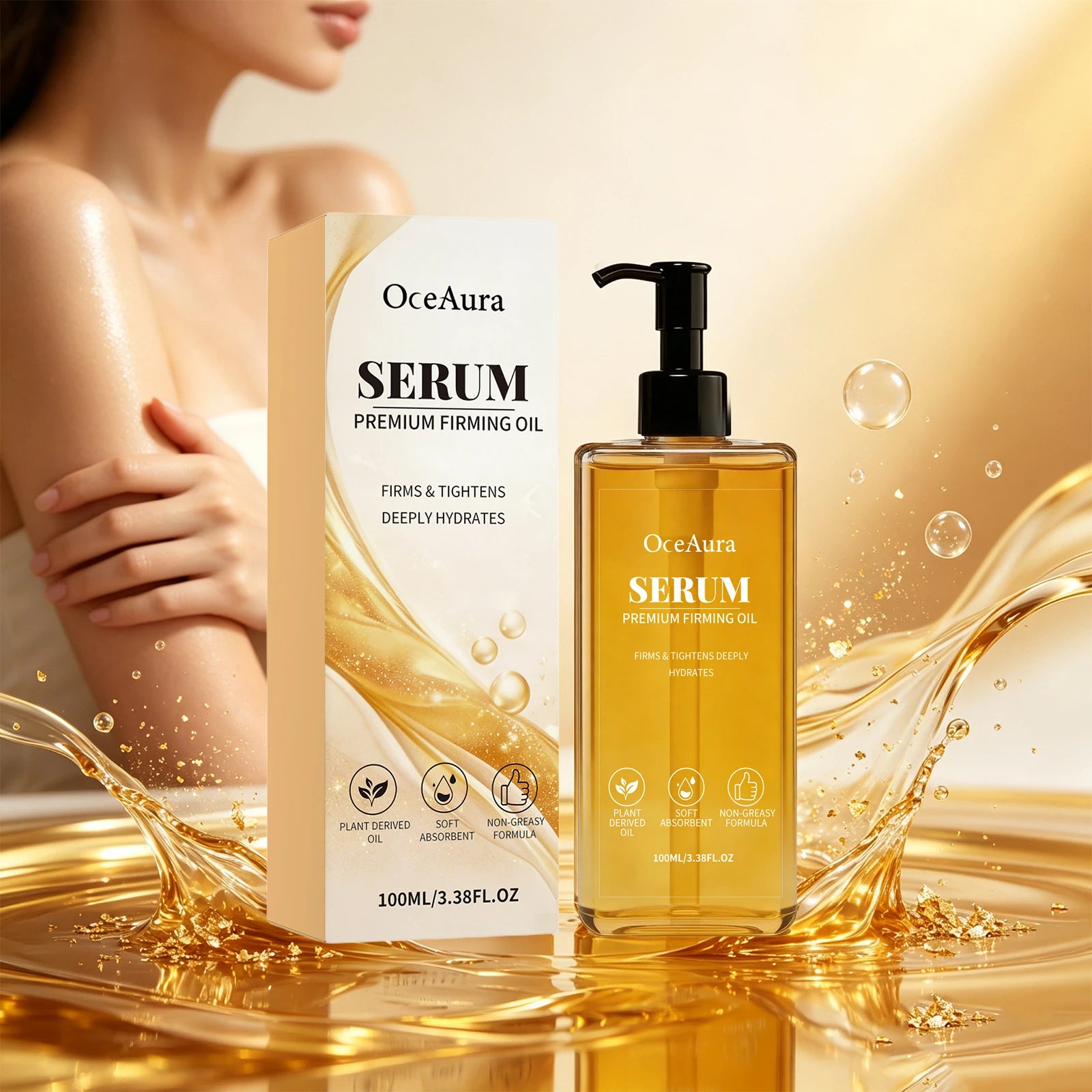 Firming Body Oil Skin Tightening Serum for Elasticity and Hydration - 6