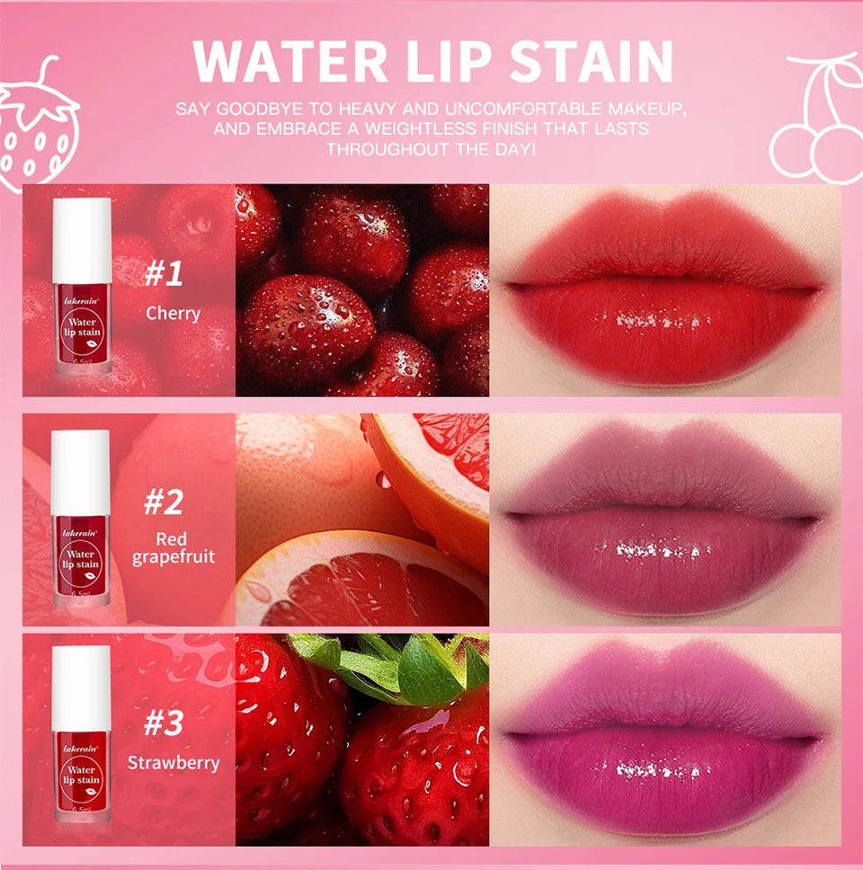Water Lip Stain and Liquid Blush Long Lasting Tint