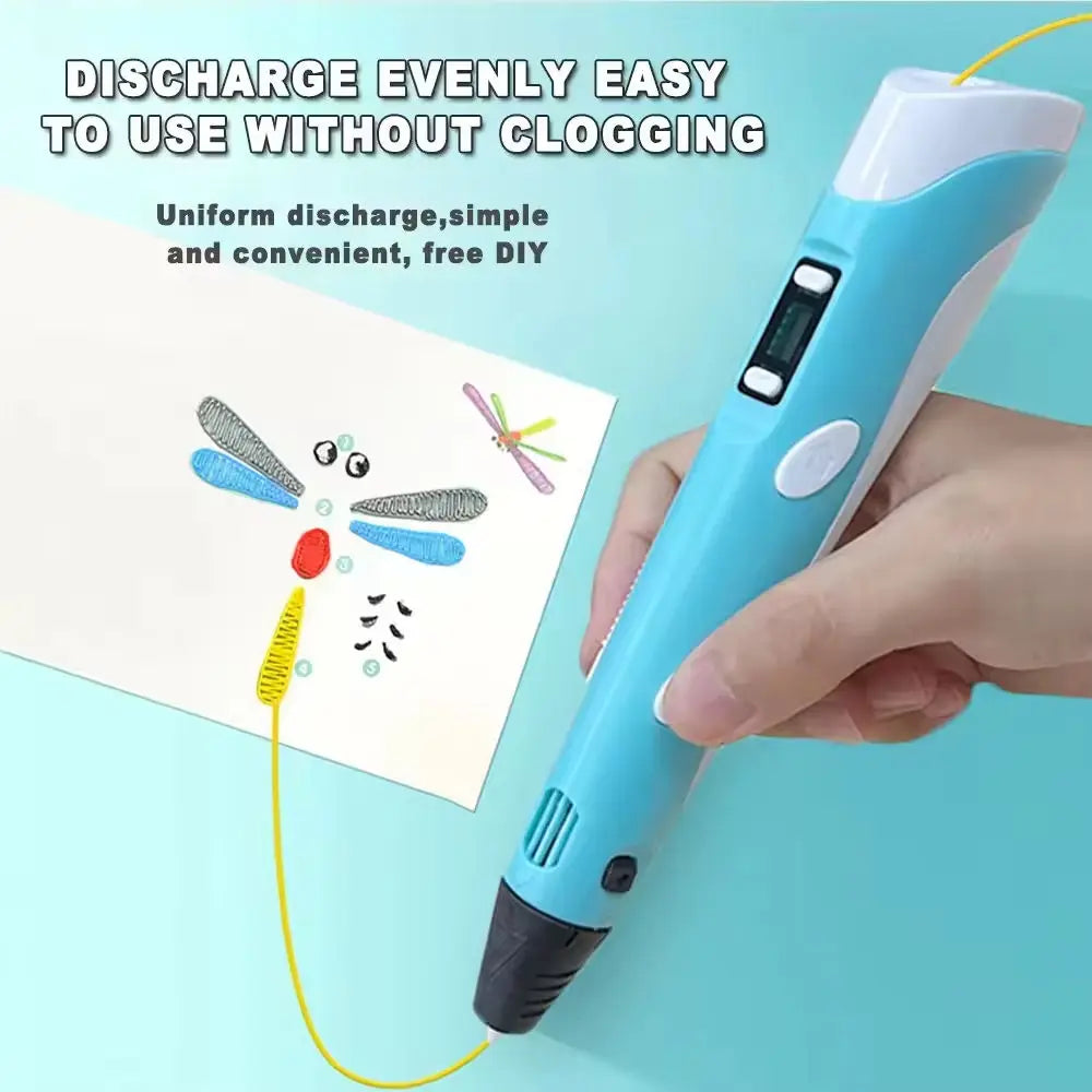 3D Printing Pen Kids DIY Drawing Pen 3D Art Craft Tool
