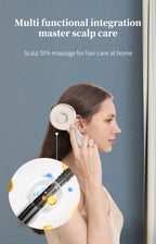 Electric Scalp Massager Comb and Hair Oil Applicator Brush