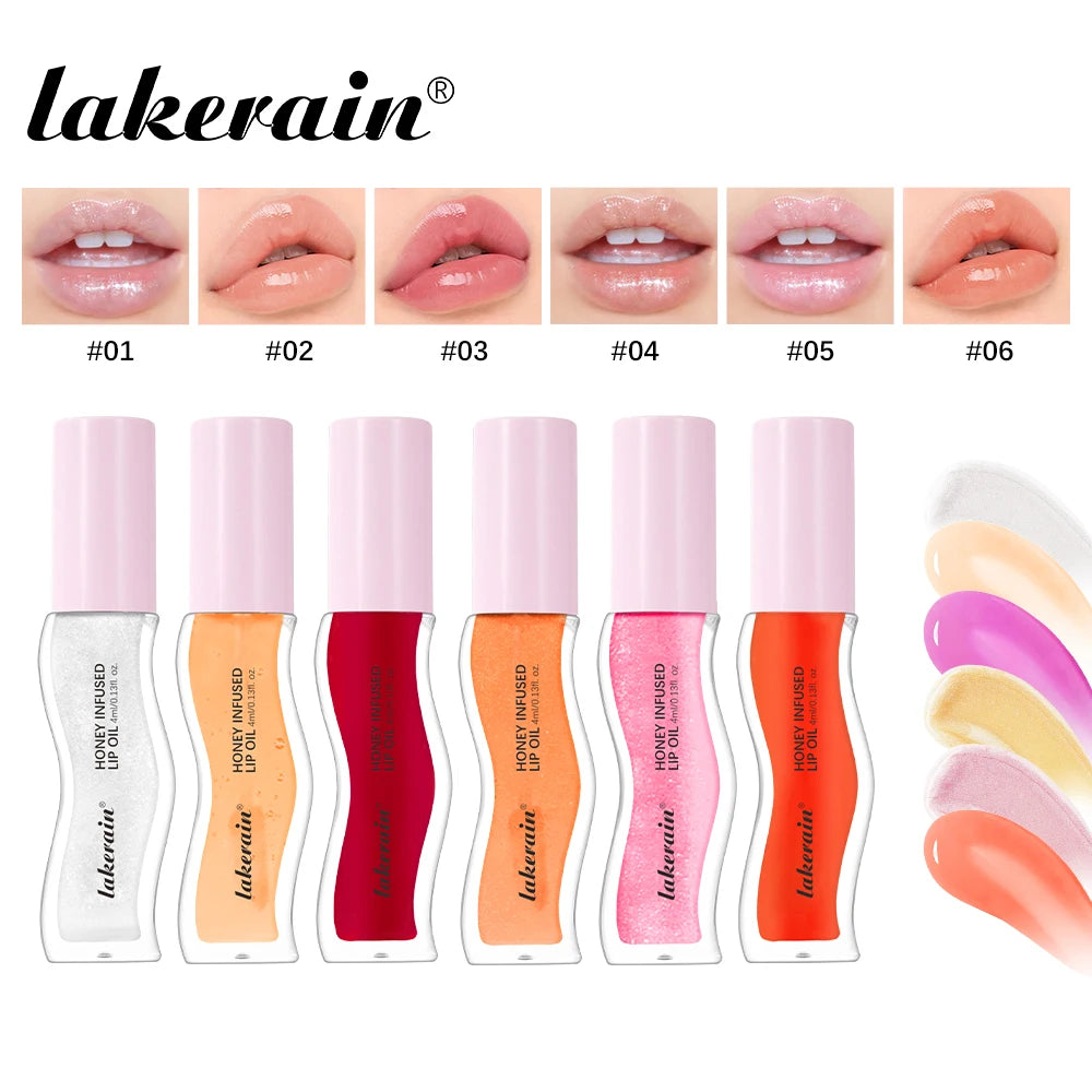Honey Infused Lip Oil Hydrating Gloss and Moisturizing Lip Tint - 22