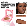 Pressed Face Powder and Setting Compact with Mirror