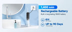 Portable Water Flosser Oral Irrigator Rechargeable Teeth Cleaner