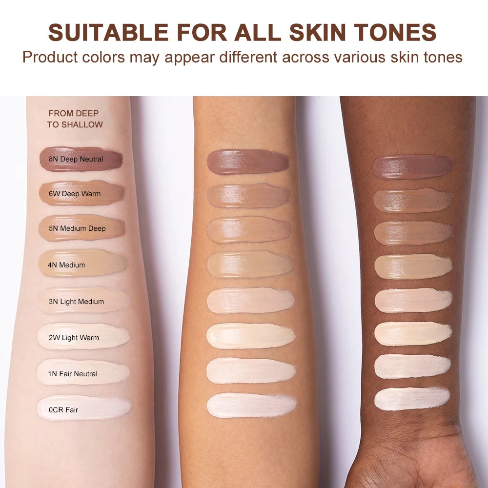Full Coverage Liquid Concealer Waterproof Under Eye Blemish Corrector - 6