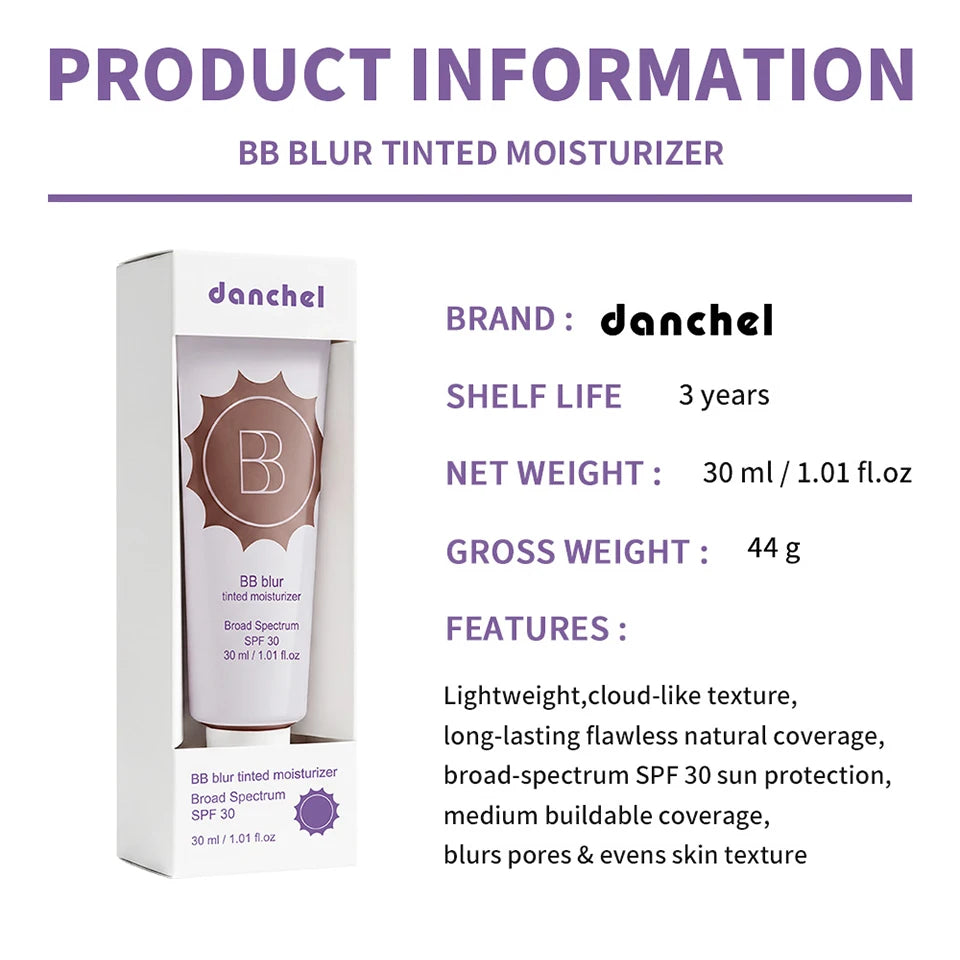 Matte Tinted Moisturizer BB Cream Flawless Liquid Foundation