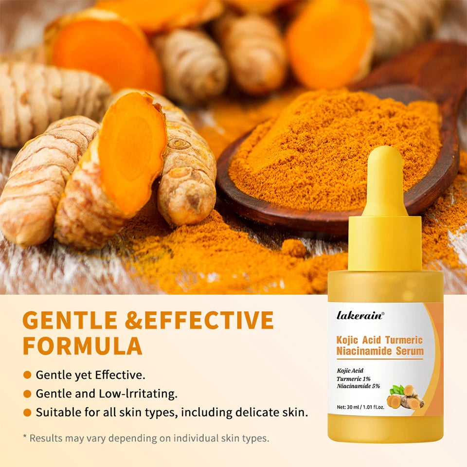 Kojic Acid Turmeric Serum Face Brightening Essence - 13