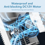 Portable Air Cooler and Desktop Misting Fan for Personal Cooling