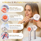 Electric Scalp Massager Comb and Hair Oil Applicator Brush