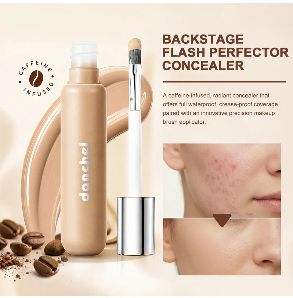 Full Coverage Liquid Concealer Waterproof Under Eye Blemish Corrector - 9
