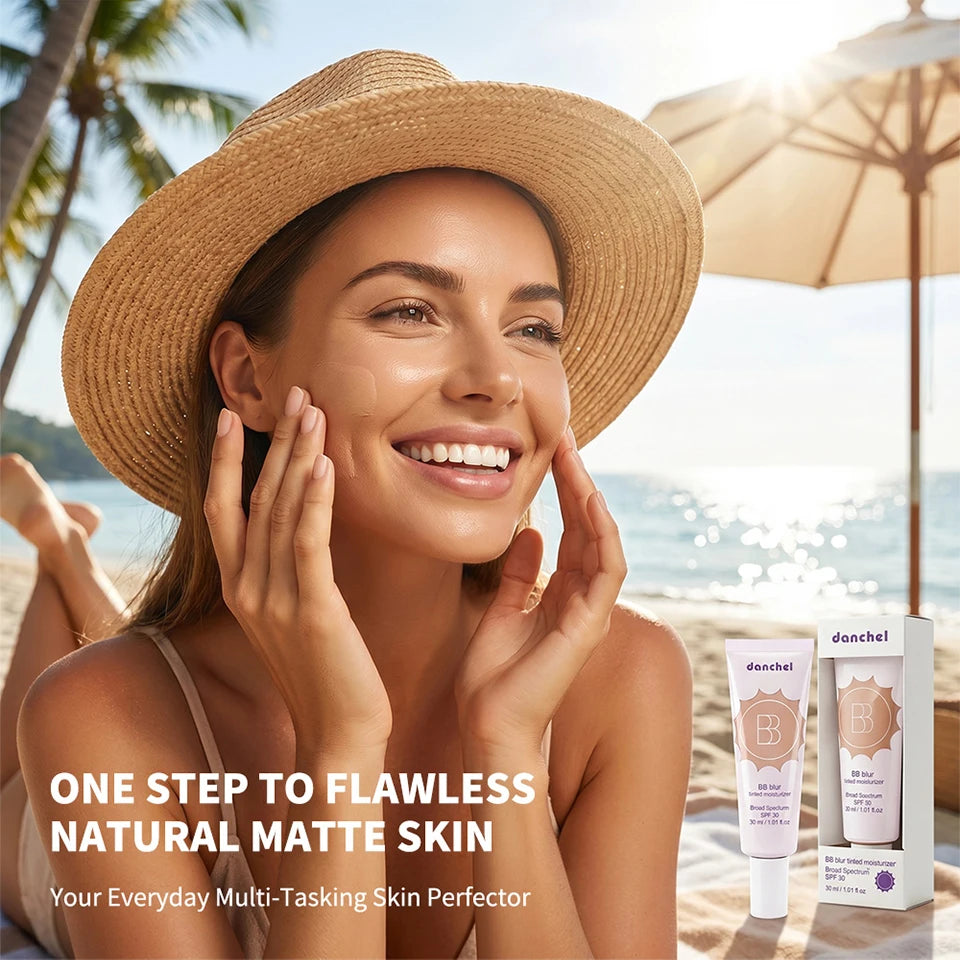 Matte Tinted Moisturizer BB Cream Flawless Liquid Foundation - 9