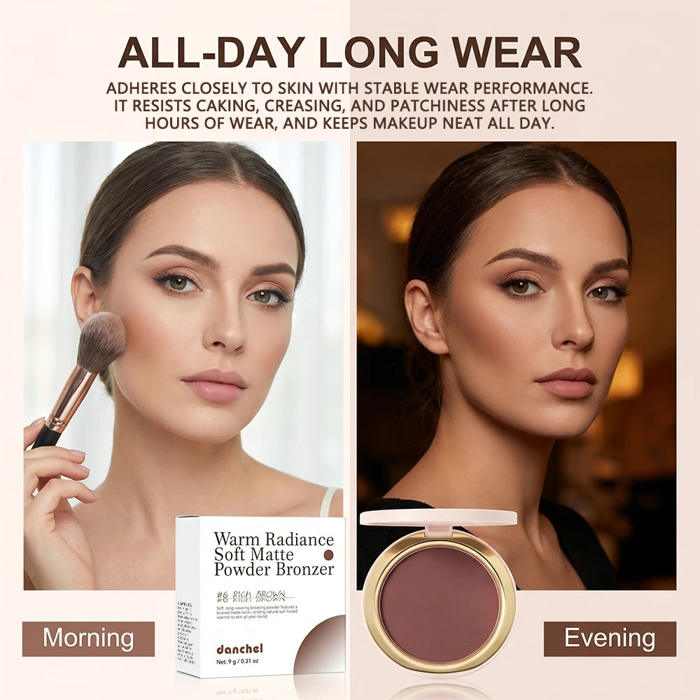Pressed Bronzer Powder Matte Contouring Makeup