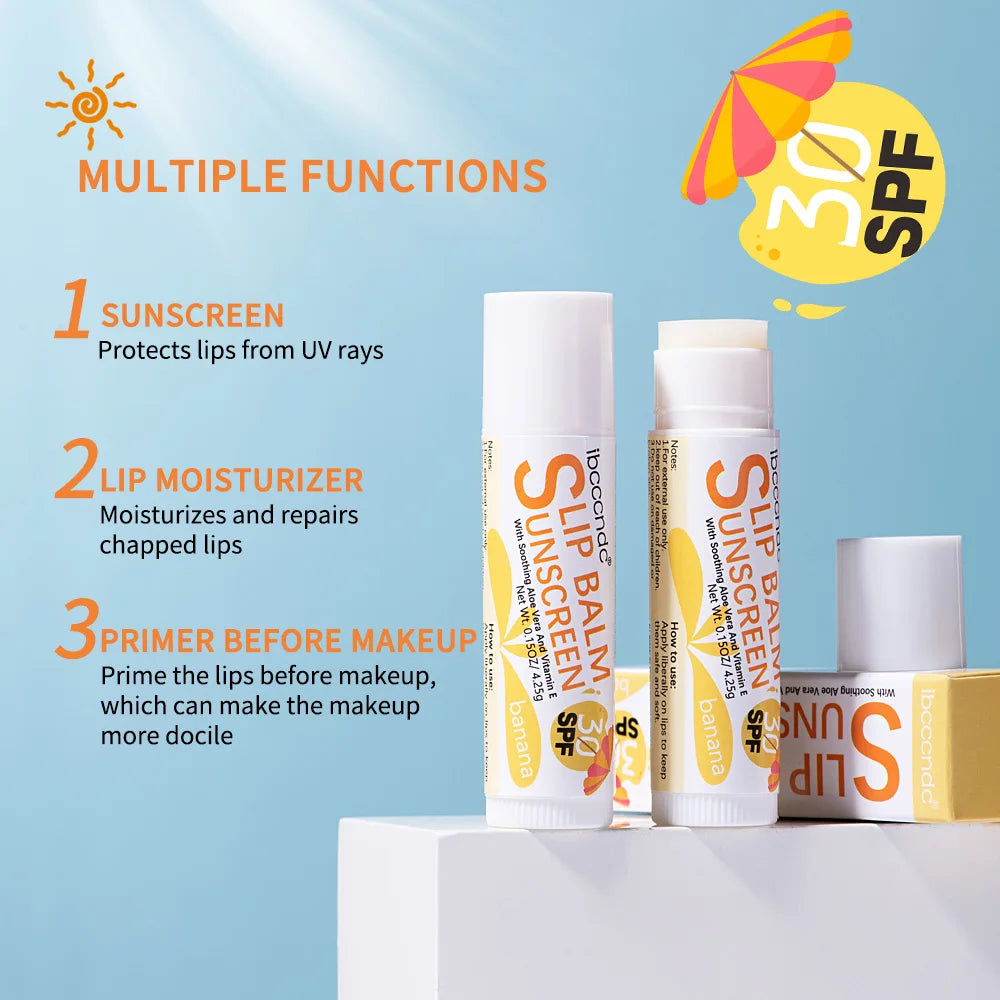 Sunscreen Lip Balm SPF30 Moisturizing UV Protection Chapstick