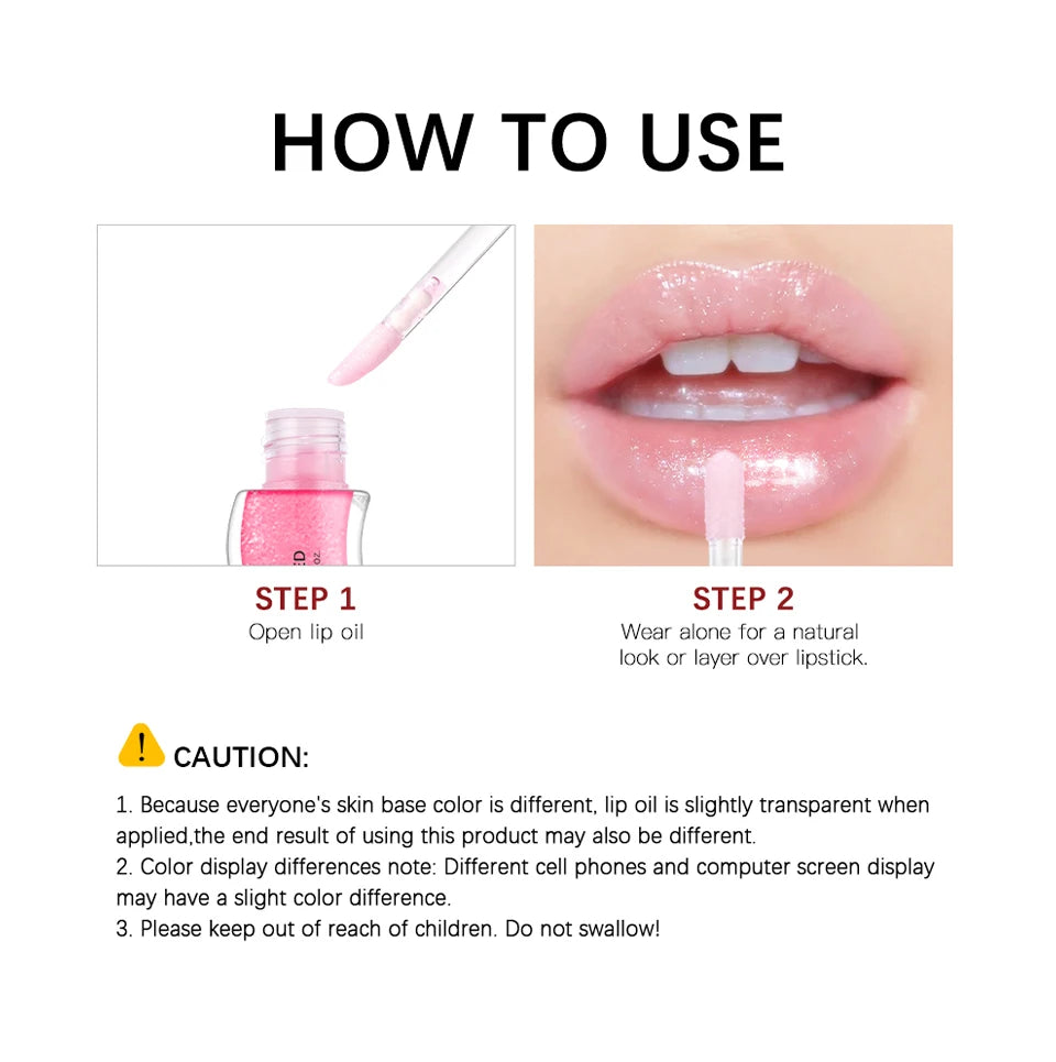 Honey Infused Lip Oil Hydrating Gloss and Moisturizing Lip Tint - 15