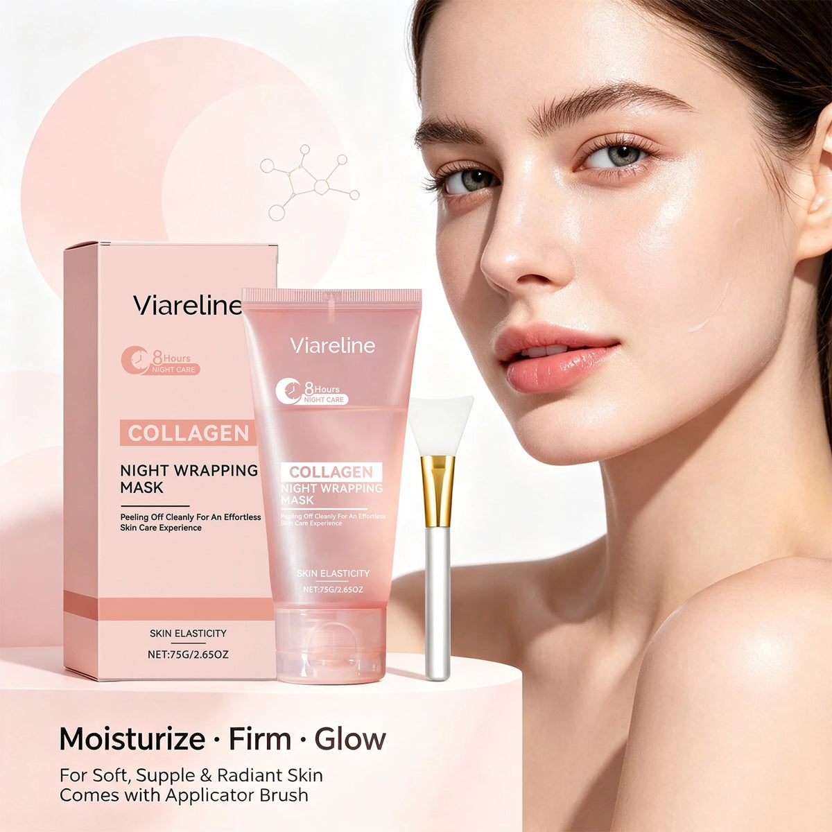 Collagen Night Wrapping Mask Peel Off Sleeping Facial Treatment