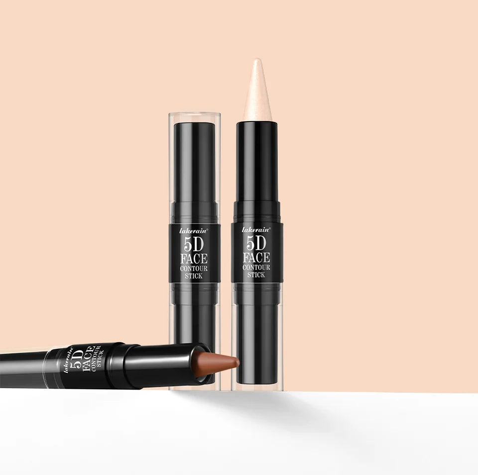 Dual Ended Contour Stick Bronzer and Highlighter Makeup Pen - 16
