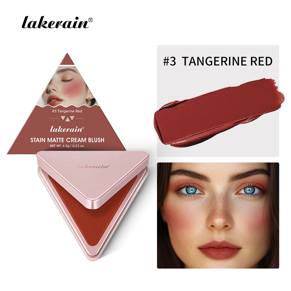 2 in 1 Cream and Powder Blush Face Blusher Makeup Palette - 28