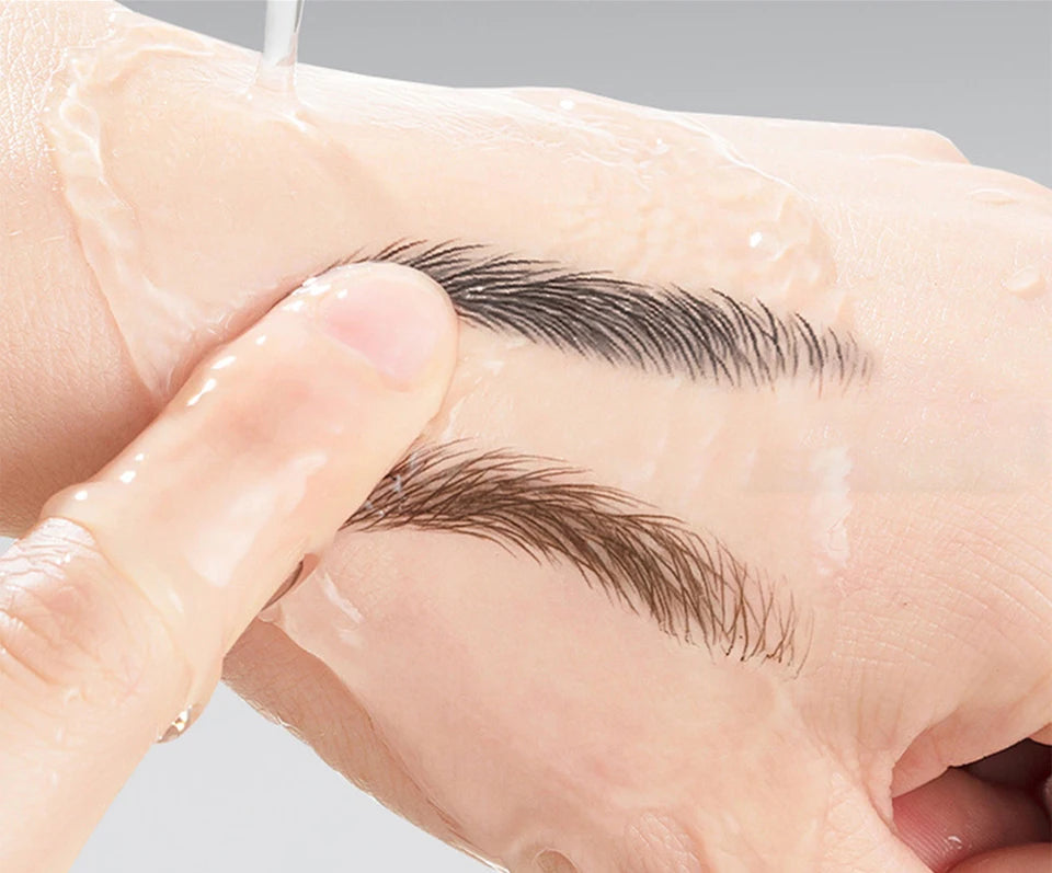 Liquid Eyebrow Pencil Multi Fork Tattoo Pen for Natural Brows