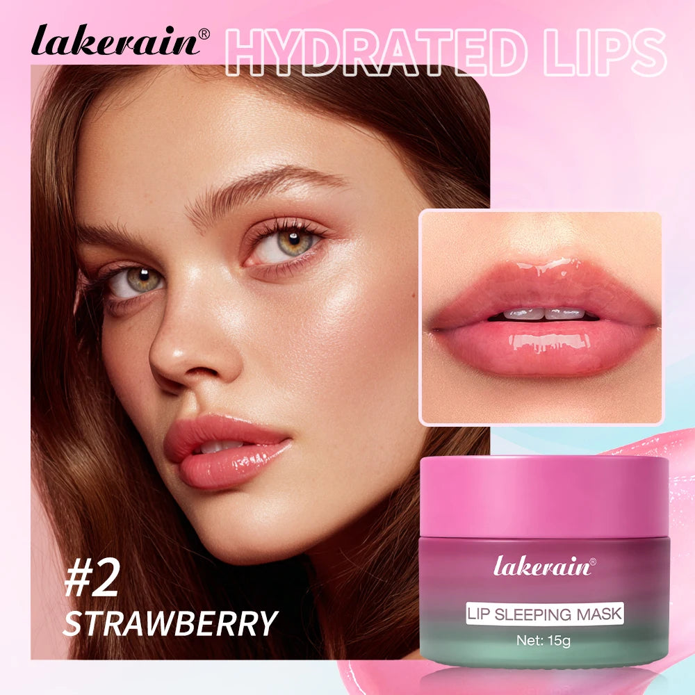 Lip Sleeping Mask Moisturizing Overnight Lip Balm Treatment