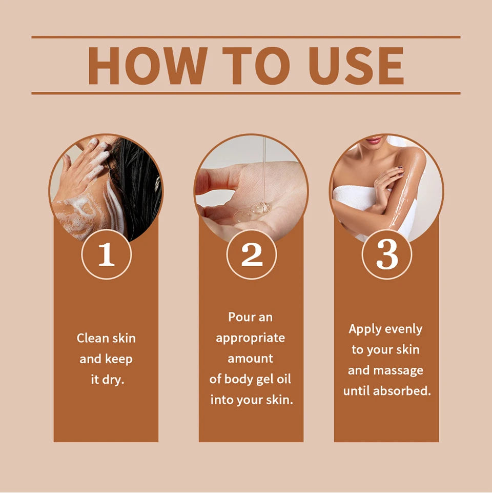 Cocoa Body Oil Gel Hydrating Moisturizer for Glowing Skin