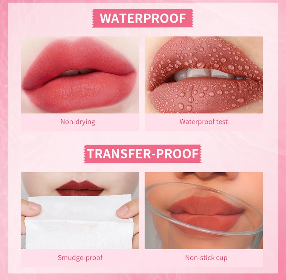 Water Lip Stain and Liquid Blush Long Lasting Tint