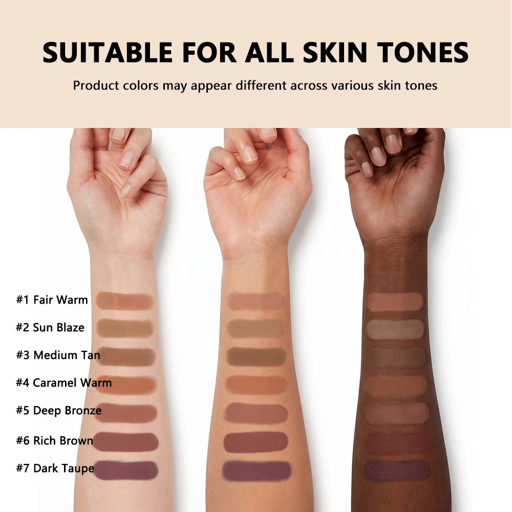 Soft Matte Bronzer Powder Natural Shading Contour Makeup