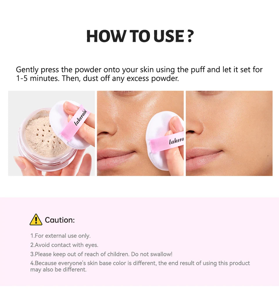 Loose Setting Powder Translucent Baking Face Powder