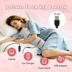 USB Heated Cat Pillow Plush Warming Hot Compress Bolster