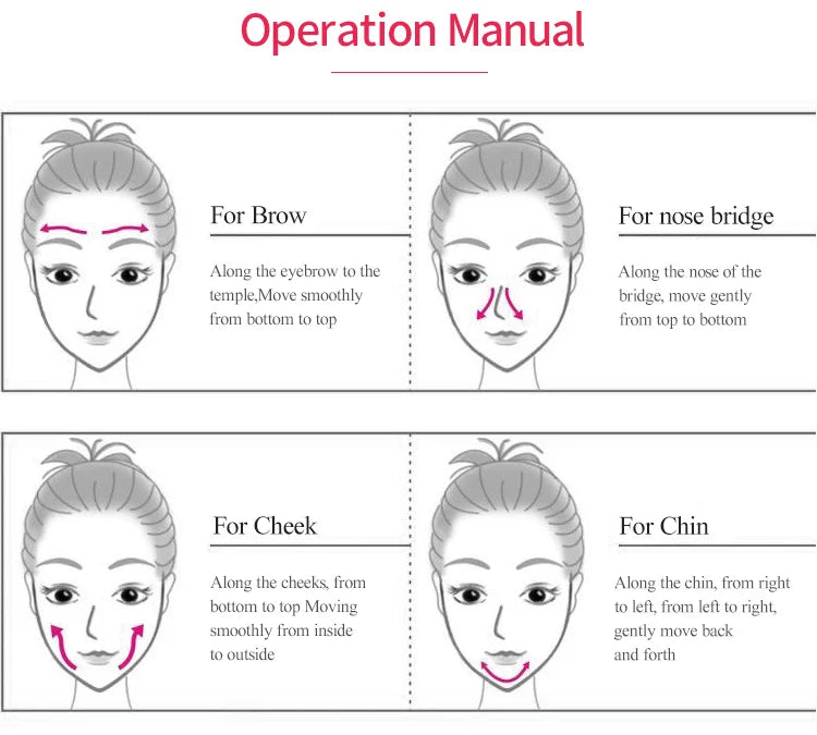 Microcurrent Facial Device LED Skin Tightening Massager