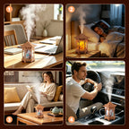 Pavilion Humidifier and Oriental Mist Diffuser Night Light