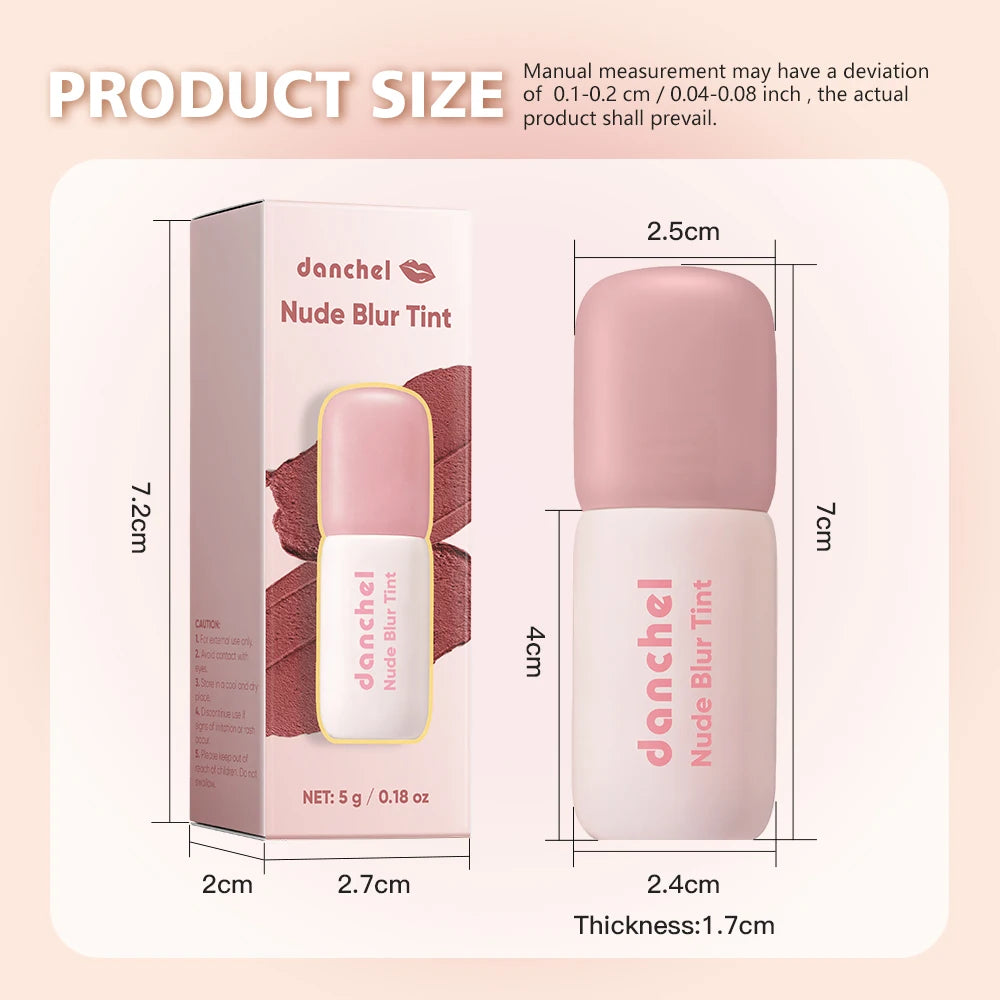 Nude Blurring Lip Tint and Velvet Cheek Blush