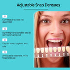 Adjustable Snap Dentures Temporary Teeth Veneers for Natural Smile