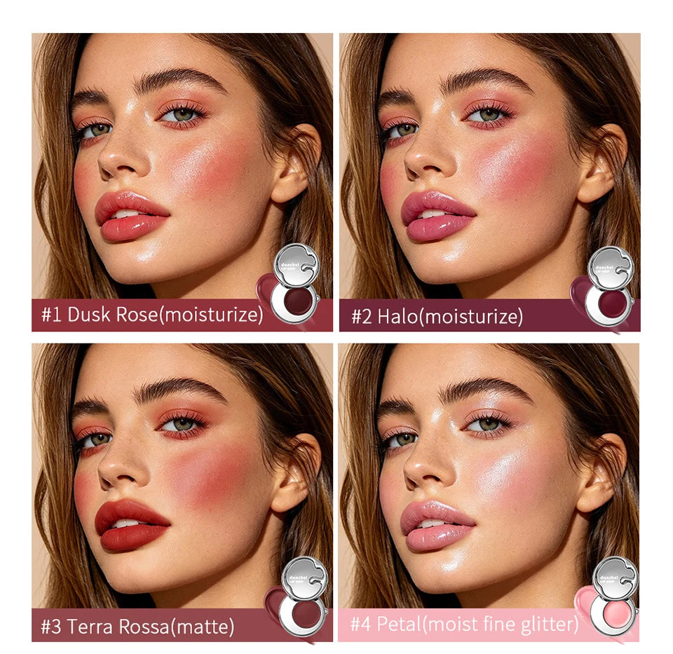 Magnetic Lip and Cheek Cream Nourishing Tinted Blush Balm