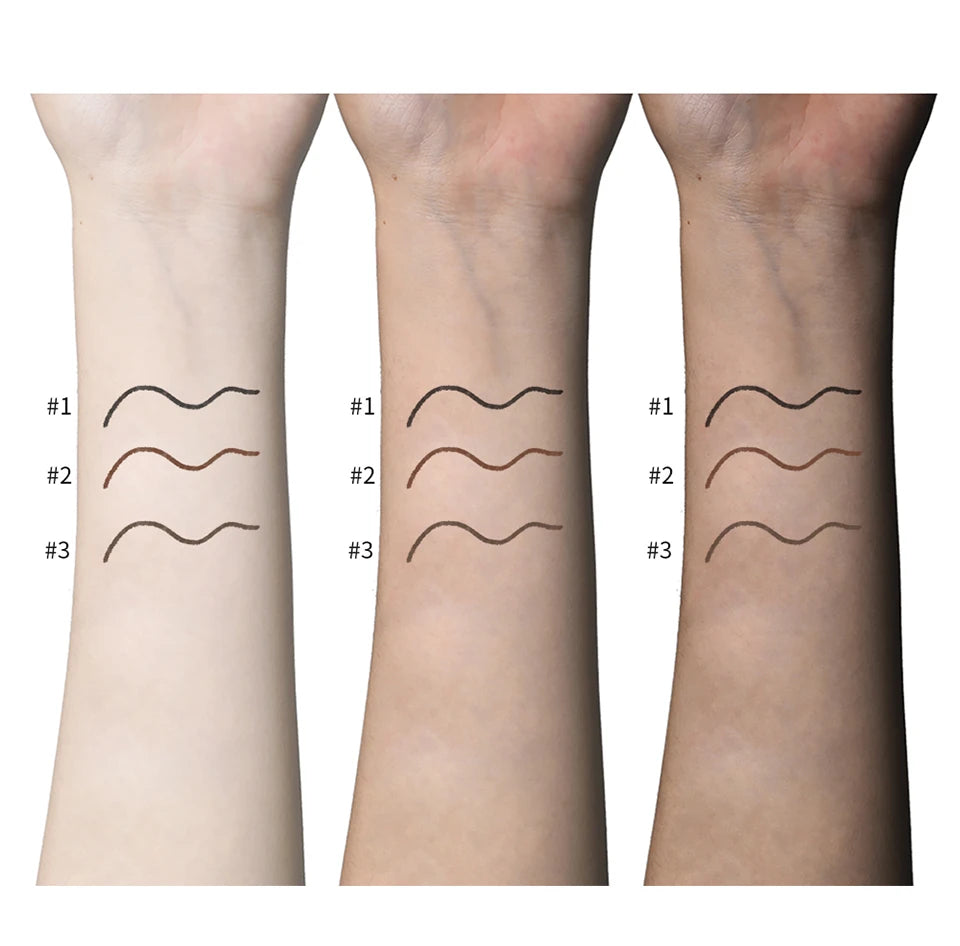 Waterproof Eyebrow Pencil Triangular Brow Definer Makeup Pen - 14