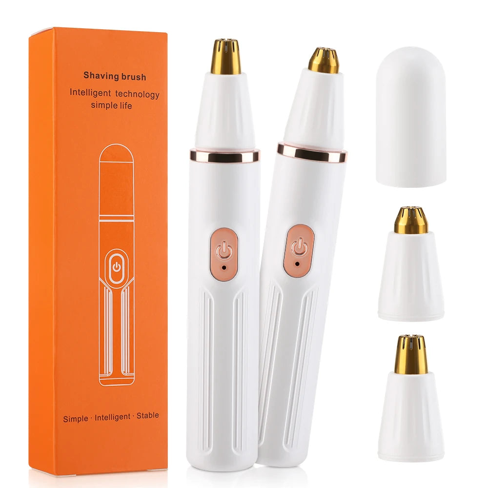 2 in 1 Electric Eyebrow Trimmer and Nose Hair Remover Shaver