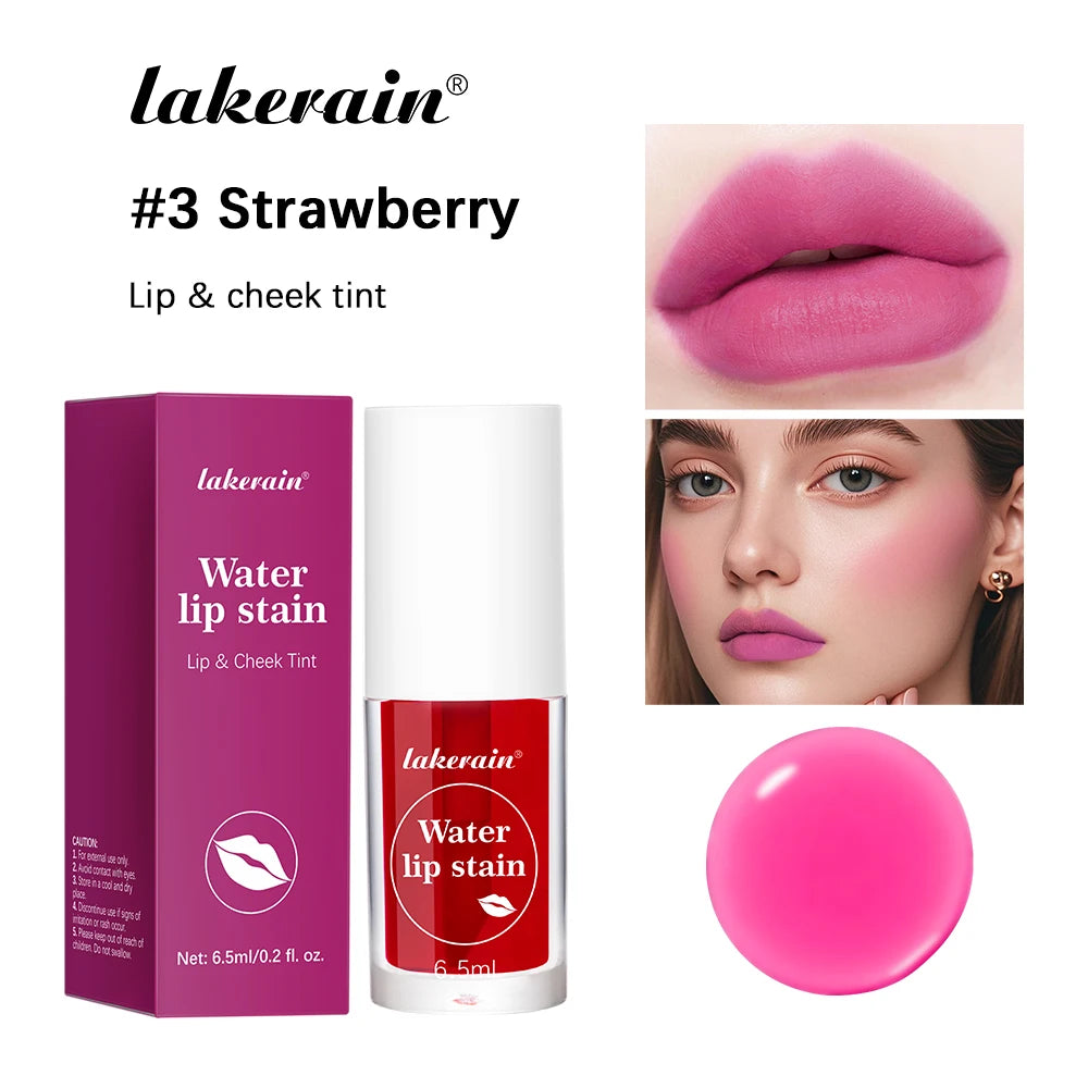Water Lip Stain and Liquid Blush Long Lasting Tint - 28