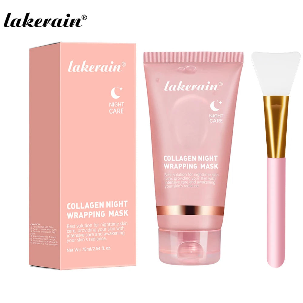 Collagen Overnight Peel Off Mask Korean Night Wrapping Face Treatment - 38
