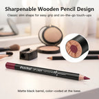 12 Piece Lip Liner Pencil Set Waterproof Matte Makeup Contouring Pen