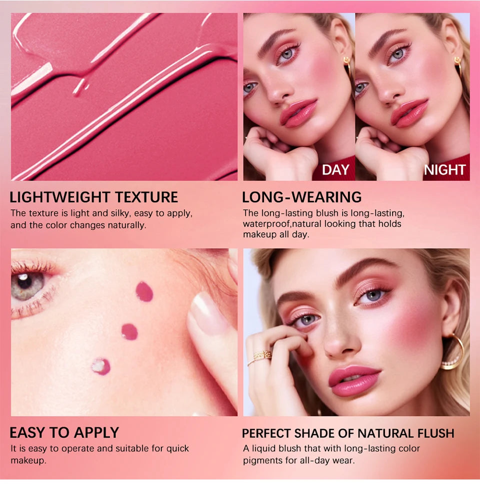 Liquid Blush Makeup Face Cheek Tint - 11