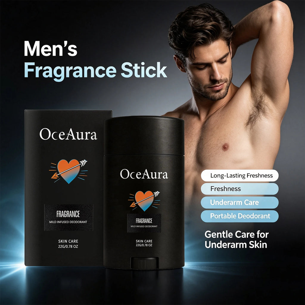Mens Deodorant Stick Natural Underarm Antiperspirant Fresh Scent