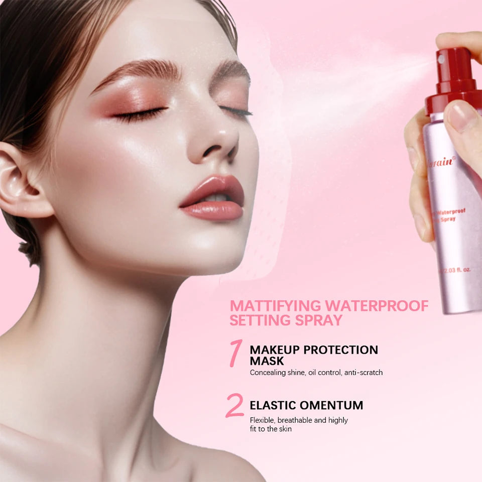 Mattifying Setting Spray Long Lasting Waterproof Makeup Fixer