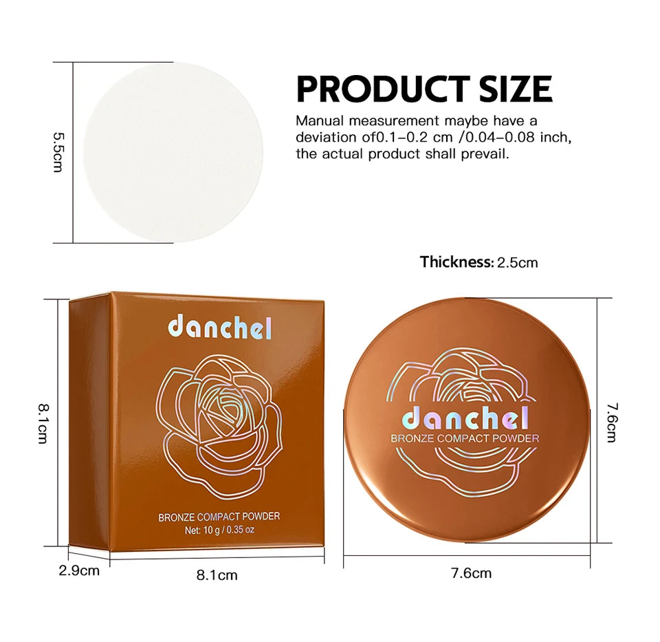 Matte Bronze Pressed Powder Contour and Setting Face Powder - 15