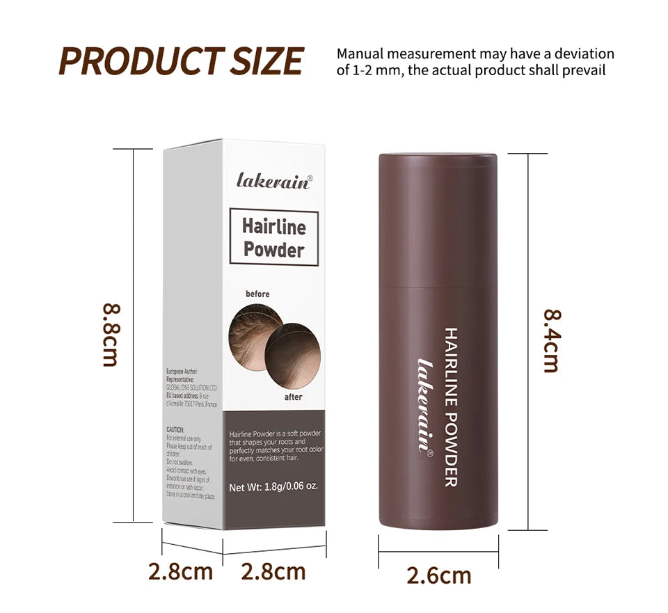Hairline Powder Shadow Stick Root Cover Up and Eyebrow Filler