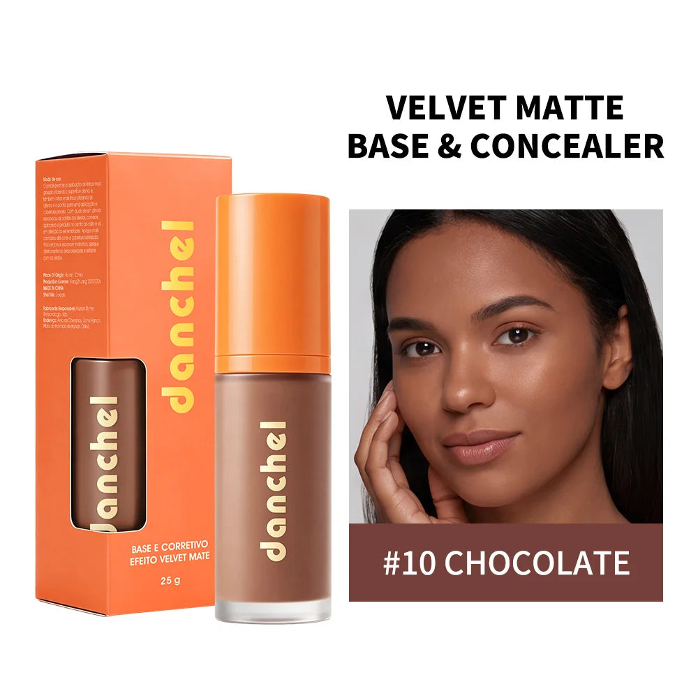 Liquid Foundation and Concealer Buildable Velvet Matte Face Makeup - 29