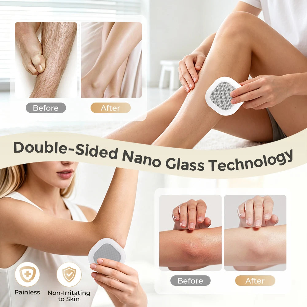 Nano Glass Hair Remover and Exfoliator Tool - 3